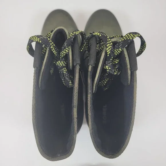 Sorel Lexie Wedge Women's Hiker Green Boots US Size 10 NWT - Picture 10 of 13